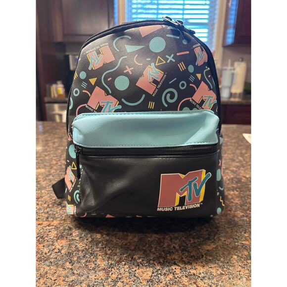 MTV Handbags - MTV Retro Mini Backpack Faux Leather excellent condition